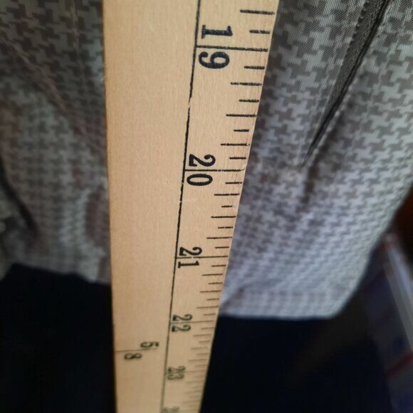 Roxy cream herringbone print endurance 10,000mm down ski winter jacket - Picture 6 of 9